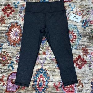 ZYIA Black Paisley Light n Tight Hi-Rise Capri 20"